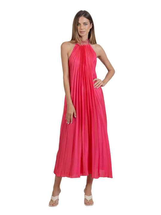 Aggel Midi Abendkleid Rosa