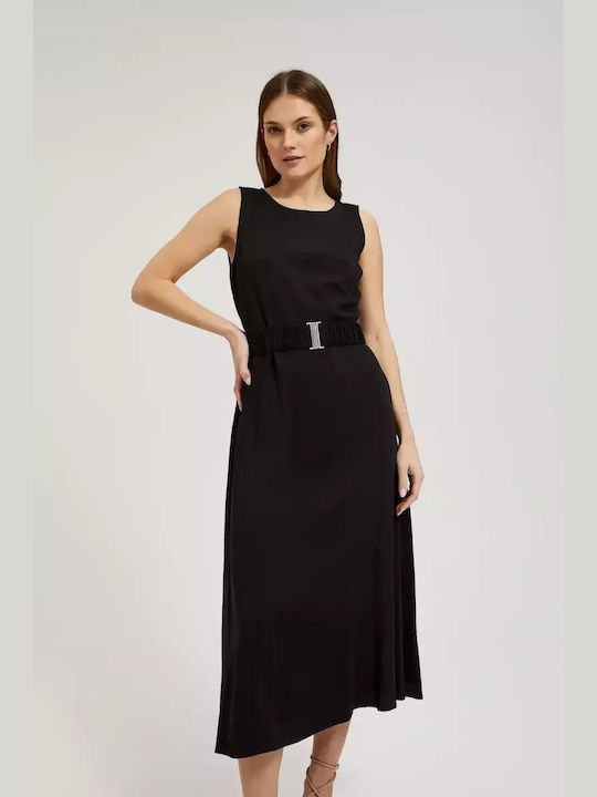 Make your image Midi Dress Black