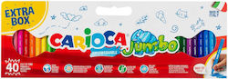 Carioca Μαρκαδόροι Σετ 40 χρώματα Carioca Μαρκαδόροι Σετ 40 χρώματα