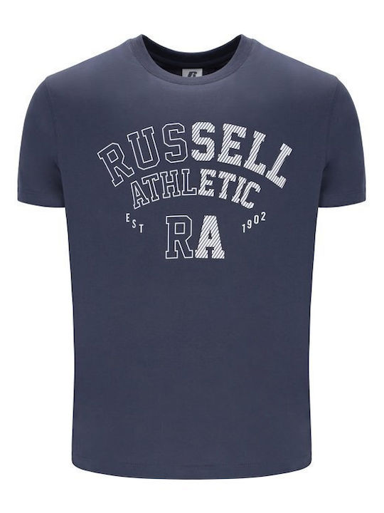 Russell Athletic Herren T-Shirt Kurzarm Marineblau