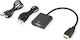 Standard Μετατροπέας HDMI male σε VGA female 1τμχ S3210-10