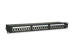 Patch Panel Equip 24x Rj45 Cat5e 19" 1he Black