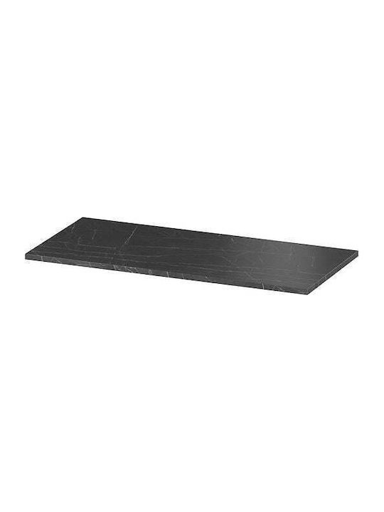 Cersanit Dreptunghiular Unitate de baie Vanity din Marmură în culoarea Negru 100x45x1.8cm S932-059 1buc