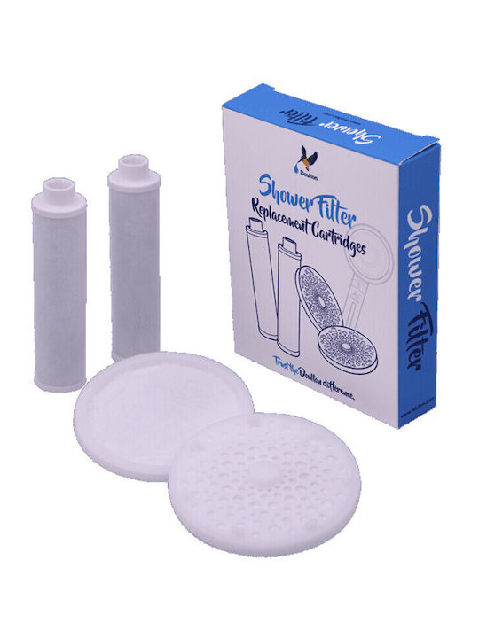 Doulton Ανταλλακτικό Φίλτρο Νερού για Ντουζ από Ενεργό Άνθρακα 2τμχ