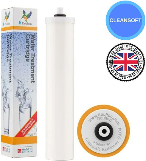 Doulton Ανταλλακτικό Φίλτρο Νερού Άνω και Κάτω Πάγκου από Ρητίνη 10" Cleansoft