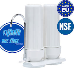Filtrato Συσκευή Φίλτρου Νερού Διπλή Άνω Πάγκου με Βρυσάκι & Ανταλλακτικό Φίλτρο 50-0011