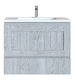 Sanitec Alba B Waschtisch ohne Waschbecken Gray