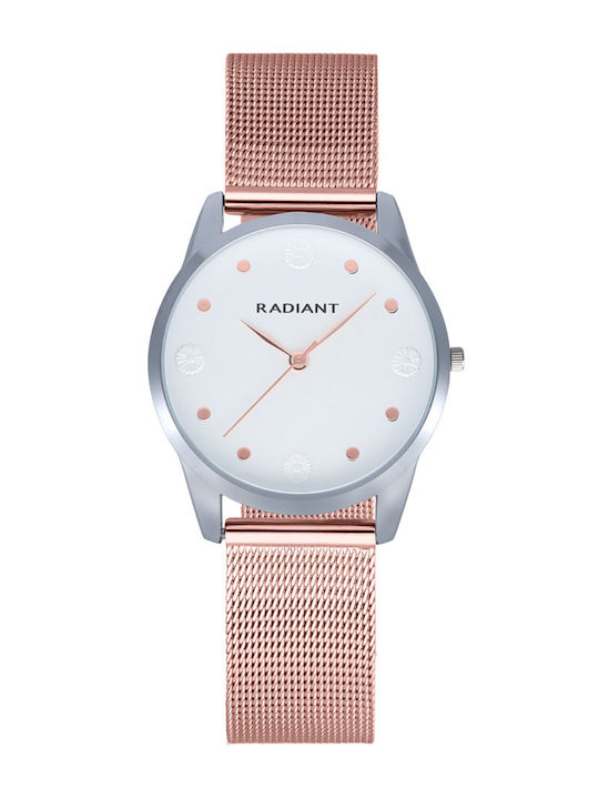 Radiant Дамски Часовник 36mm Кварцов с Розово З...