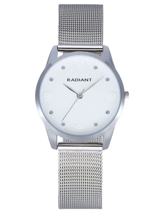 Radiant Дамски Часовник 36mm Кварцов със Сребриста Метална Верижка