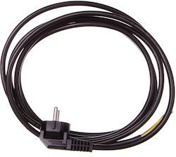 Elektro Plast Netzkabel mit Kabeleigenschaften 3x1.5mm² Schwarzes 1m 51.937
