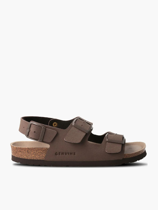 Herrensandalen in Braun Farbe