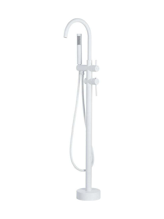 Beliani Amestecare Baterie Dus Set complet Albă