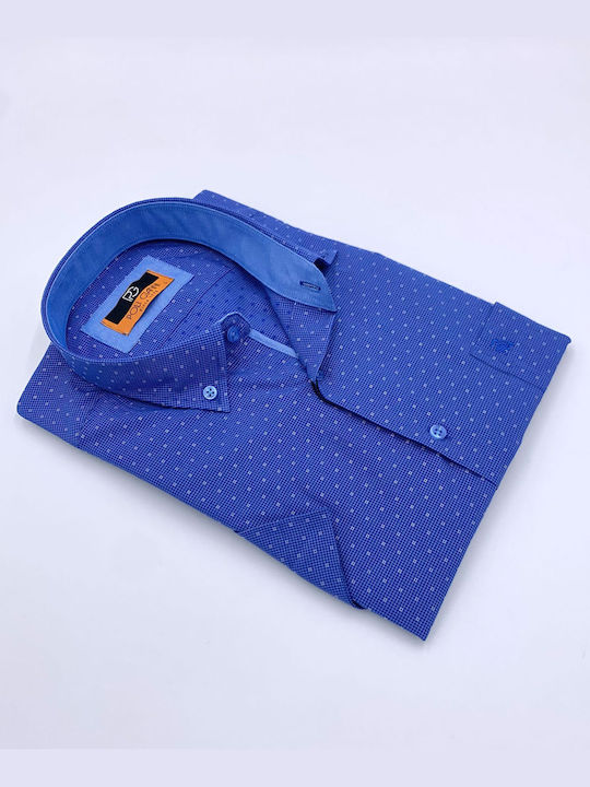 Poli Gianni Men's Shirt Blue