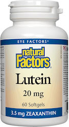 Natural Factors Lutein 20mg 60 μαλακές κάψουλες Natural Factors Lutein 20mg 60 μαλακές κάψουλες