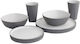 Комплект за вечеря за двама Outwell Gala Grey Mist