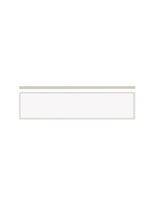 Vito Παραλληλόγραμμο Κρεμαστό LED Panel 48W με Φυσικό Λευκό Φως 4000K 120x30εκ.