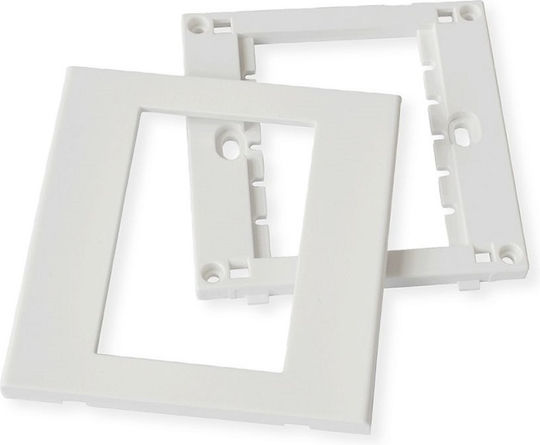 Value Switch Frame 3 Positions in White Color 25.99.8200-20