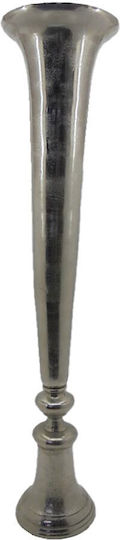 InTheBox Διακοσμητικό Βάζο Metallisch Silber 26x26x115cm 1Stück