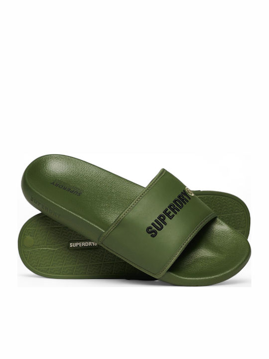 Superdry Men's Slides Khaki