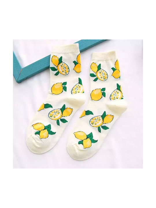 Colorful Lemon Design Socks 35-40