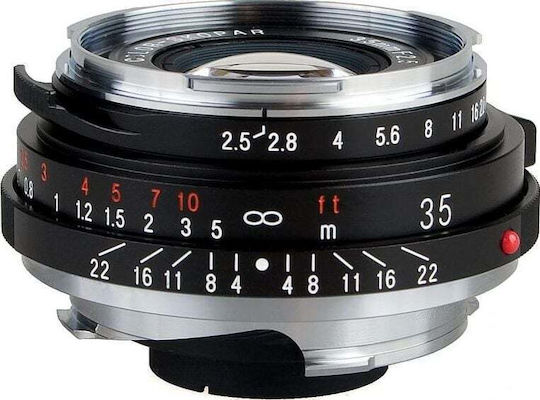 Voigtlander Full Frame Camera Lens Color-Skopar 35mm f/2.5 P II Fixed for Leica M Mount Black