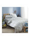 Charalambidis Textiles Duvet Cover Single 160x240 Hyacinth Blue