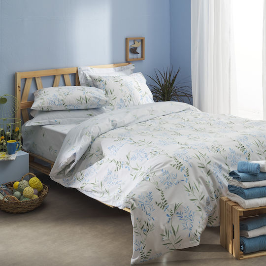 Charalambidis Textiles Плик за Завивка Единичен 160x240 Зюмбюл Синьо