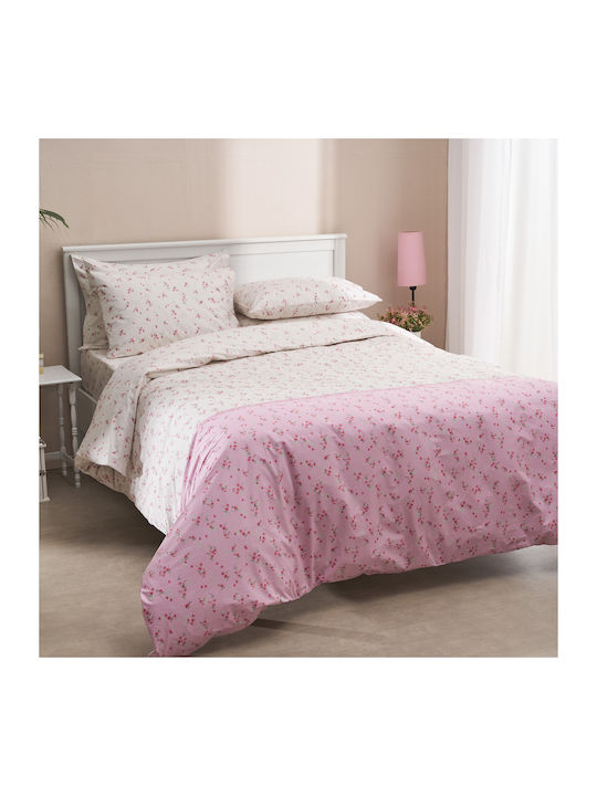 Charalambidis Textiles Duvet Cover Single 160x240 Retro Pink