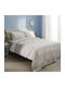 Charalambidis Textiles Duvet Cover Single 160x240 Leopard Ecru