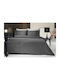 Guy Laroche Bettbezug Baumwollsatin Einzelbett 165x225 Minimal Black & White