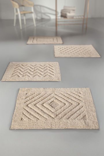 Guy Laroche Πατάκι Μπάνιου Βαμβακερό Goa 1127091124002 Μπεζ 40x60εκ.