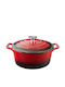 La Cuisine Tiefer Topf aus Gusseisen 2Es / 20cm