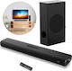 Mozos Theater Саундбар 2.1 Bluetooth и HDMI 100W с Безжичен Субуфер и Дистанционно Черен