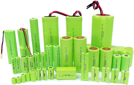 Rechargeable Industrial Type Flat-top 5/4aaa Ni-mh 1.2v 1100mah Bw