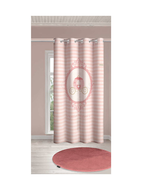 Saint Clair Kinder Vorhang mit Borte Rosa 160x240cm