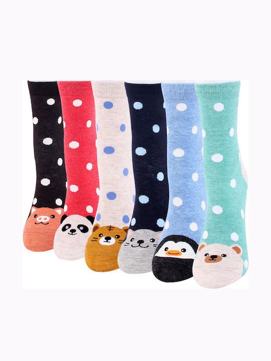 Yookie Patterned Socks Multicolour 6Pack
