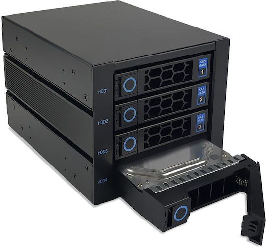 Fantec WR-NVMEU.2-C3141 Backplane für 4x 3,5/2,5 NVMe SSD HDD