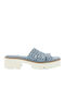 Damen Mokassins in Hellblau Farbe