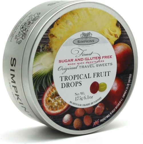Simpkins Pastiluțe Pastiluțe cu Aromă de Fructe tropicale Fără adaos de zahăr Fără gluten 36buc