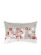Saint Clair Christmas Decorative Pillow 4026 Rectangular Red 30x45cm