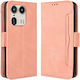 Multiple Cards Wallet Pink (Motorola Edge 50 Ultra 5G)