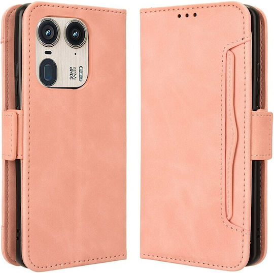 Multiple Cards Wallet Pink (Motorola Edge 50 Ultra 5G)