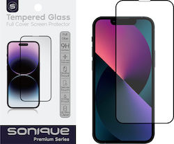 Sonique Hardy Glass 2.5D Vollkleber Vollflächig gehärtetes Glas Schwarz (iPhone 13 Mini)