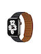 Techsuit Watchband (W035) Λουράκι Δερματίνης Μαύρο (Apple Watch 42/44/45mm/Ultra 49mm)