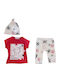 Εβίτα Set Summer 3pcs White