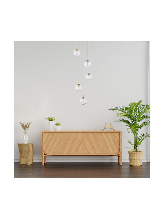 Braytron Hängelampe Gold LED