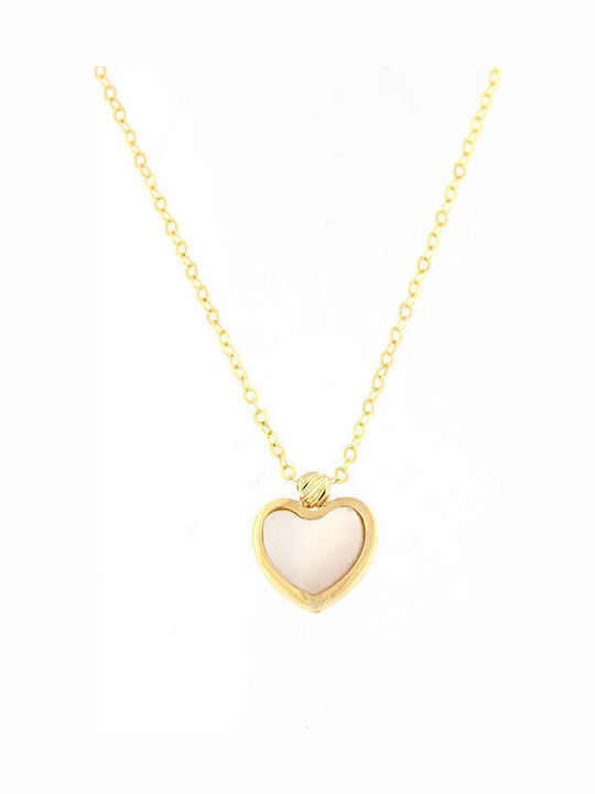 Dimitrios Exclusive Colier cu design Inima din Aur 14K