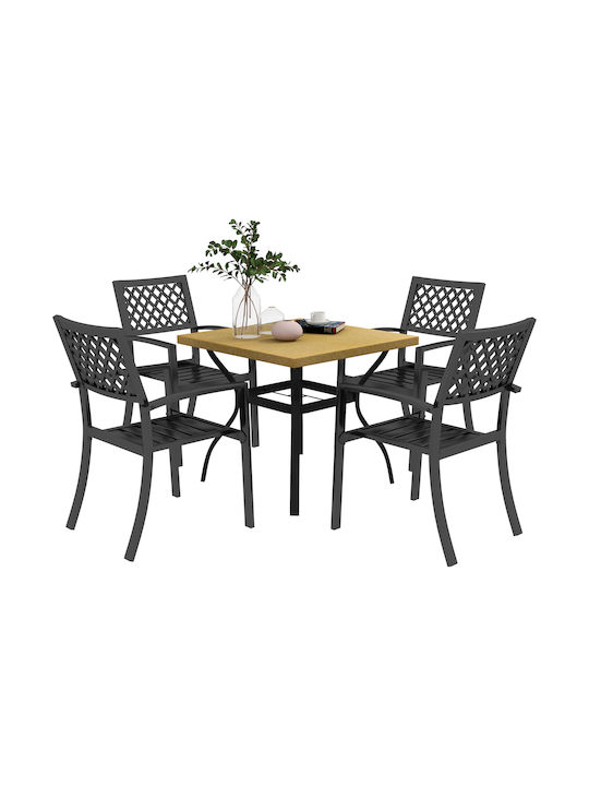 Set Outdoor Dining Coffee 5pcs