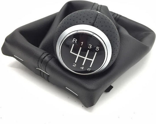 Car 240236 Gear Shift Knob Boot Marked Black A4 S4 B8 8k A5 8t Q5 8r S Line 2007-2015 6 Speeds