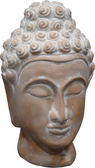 Inart Decorative Buddha made of Ceramic Rolia 16x16x28cm 1pcs